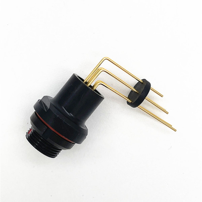 Style noir de soudure de cable connecteur de carte PCB Fischer pour l'usage résistant