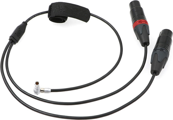 Lemo 5 Pin Male à deux XLR 3 Pin Female Camera Audio Cable pour Z FAO E2
