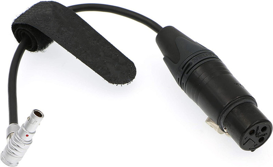 Câble audio Lemo 00 5 à angle droit Pin Male To XLR 3 Pin Female For Z FAO E2 de caméra