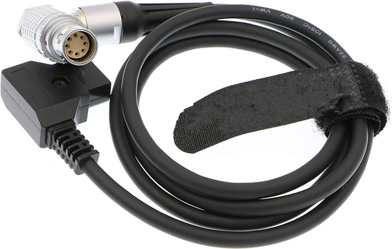 D-robinet d'Arri Alexa Mini Camera Power Cable Lemo 2B 8 Pin Right Angle Female To