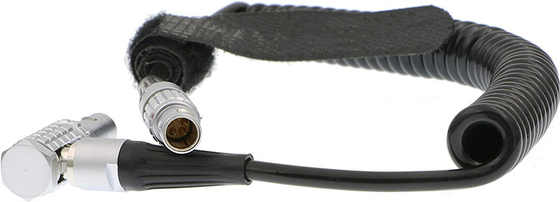 Lemo 5 pin Timecode câble de connexion de caméra enroulé pour appareils audio