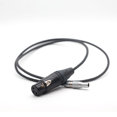 45cm Alexa Mini Audio dans le câble XLR 3 broches à Lemo 0B 6 broches porte audio mâle double voie ligne dans