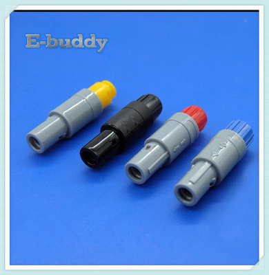 Connecteurs circulaires en plastique PAG de Pin de la prise masculine 5 avec la douille colorée