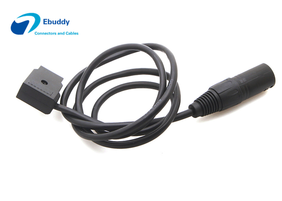 Femelle de D-TAP au câble masculin de connexion de caméra de Pin de XLR 4 pour le système d'alimentation d'ÉNERGIE de BMCC