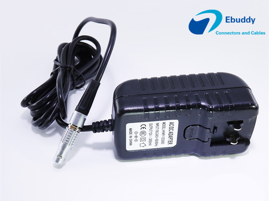 Prise masculine faite sur commande de Lemo 0B 2pin de cables électriques de Lemo au câble d'adaptateur de la puissance 12V