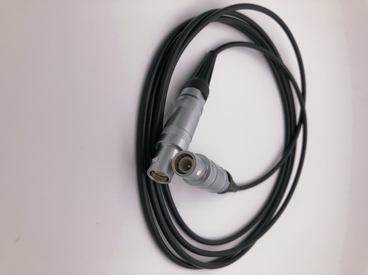 Câble ultrasonique de courant électrique de sonde, câbles équipés faits sur commande coaxiaux de 6ft
