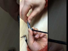 Connecteurs circulaires Lemo Push Pull à angle droit, laiton plaqué