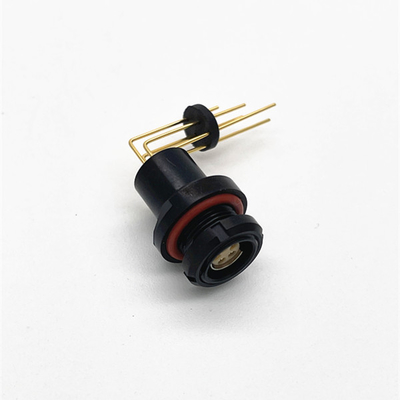 acheter connecteur à angle droit monté à l'arrière de 5pin Fischer avec des contacts de carte PCB fabrication en ligne