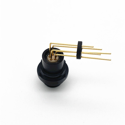 acheter Cable connecteur de soudure de Fischer de bâti de carte PCB à angle droit pour le vrai panneau fabrication en ligne