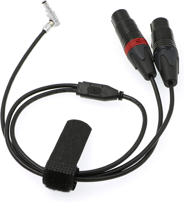 acheter Lemo 5 Pin Male à deux XLR 3 Pin Female Camera Audio Cable pour Z FAO E2 fabrication en ligne