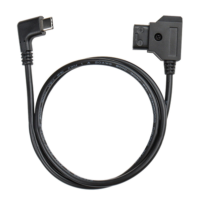 acheter Tapez sur le câble d'alimentation de la caméra à angle droit pour la batterie à verrouillage en V fabrication en ligne