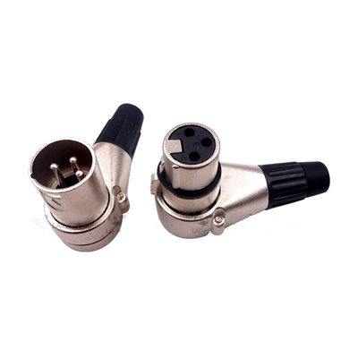 acheter Câble à angle droit de connecteur de Xlr en métal, câble d'extension de caméra de sécurité fabrication en ligne