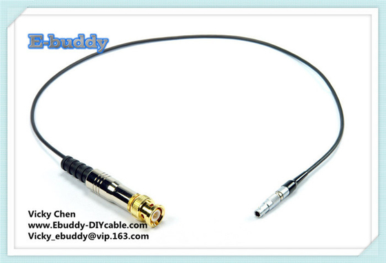 acheter Mâle de Pin de Lemo 00B 4 au câble du mâle BNC Timecode pour la SYNCHRONISATION rouge de caméra online manufacture