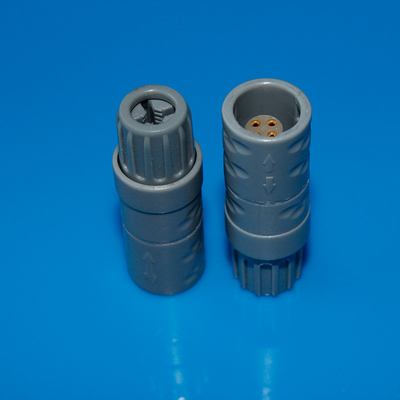 acheter Les connecteurs circulaires en plastique médicaux rapides des connecteurs 4pin câblent la prise avec les goupilles femelles fabrication en ligne
