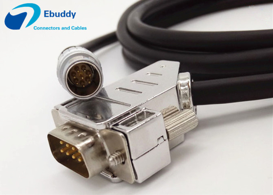 acheter Lemo 8pin au câble masculin fait sur commande de Lemo FGG.1B.308 de cables électriques DB9 pour la station de total de topcon fabrication en ligne