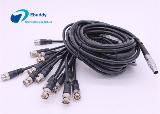 acheter Mâle des cables électriques de Lemo FGG 3B 14pin aux câbles masculins de BNC pour le dispositif de détection online manufacture