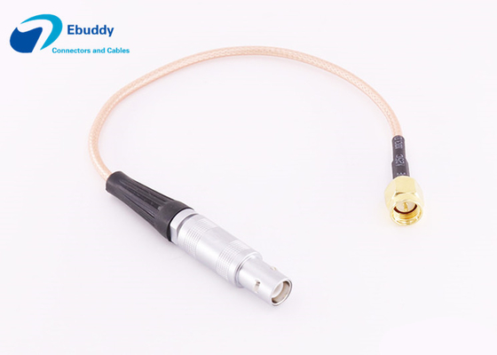 acheter Mâle fait sur commande de Lemo FFA S Coxial de service d'ensemble de cables électriques de Lemo au câble de SMA rf fabrication en ligne