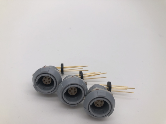 acheter Utilisation médicale femelle de connecteur circulaire de Lemo de Redel 5 de Pin de bâti à angle droit en plastique de carte PCB fabrication en ligne