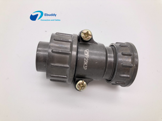 acheter CE circulaire ROHS Certificted d'isolateur de Pin P20K3P PPS des cables connecteur 3 de prise femelle fabrication en ligne