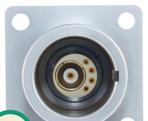 acheter Chrome en laiton 2K 4pin Lemo a mélangé la femelle coaxiale visuelle de connecteur fabrication en ligne