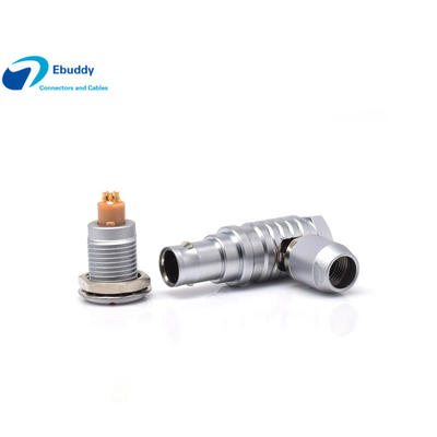acheter connecteur circulaire va-et-vient masculin de coude de cable connecteur de 4pin Lemo fabrication en ligne