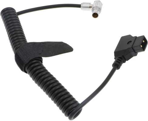 Anton D-TAP à Lemo 2 Pin Male Camera Power Cable 2 à angle droit Pin Coiled pour Teradek ARRI