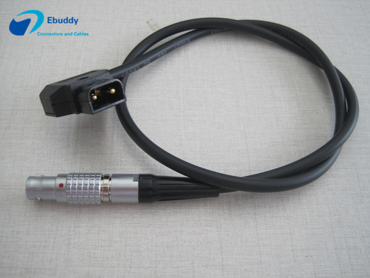 Cable électrique épique rouge Lemo FGJ 6pin au D-robinet/au câble mâle de Powertap