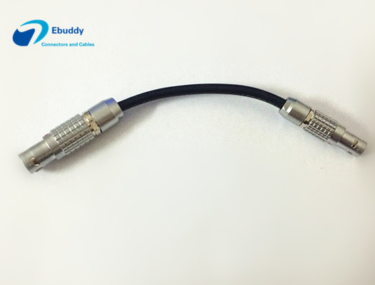 Câble rouge de Lemo d'épopée/de cable électrique de dragon FGJ 6pin au D-robinet/au câble mâle de Powertap