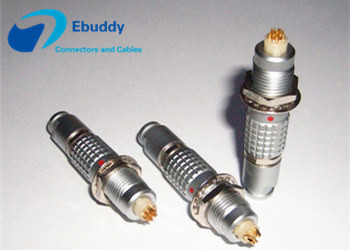 Individu imperméable de connecteurs de série de Lemo B fermant à clef la prise du connecteur masculin FGG.0B.306.CLAD52Z en métal