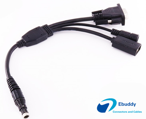 Câble fait sur commande compatible terminal tenu dans la main de fischer de câble de données de GPS à DB9 USB