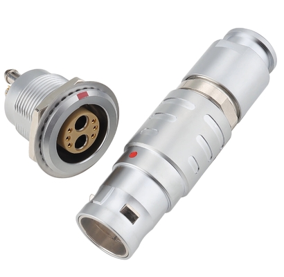 M18 Connecteur électro-pneumatique hybride 6 signaux + 2 prises et prises fluidiques