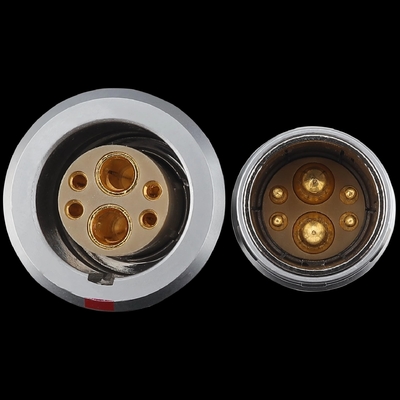 M18 double connecteur coaxial à 4 signaux Connecteur mixte FGG EGG 3B 4+2 prise et prise