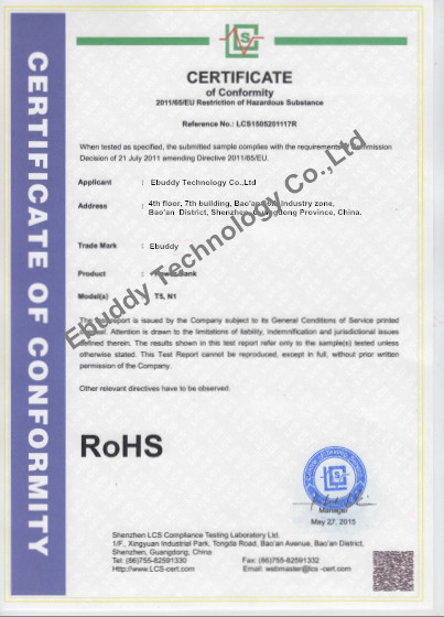 Chine Ebuddy Technology Co.,Limited Certifications